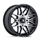MSA Offroad Wheels RADAR UTV 14X7 4X137 96 +10 G-BLK-MCH Wheels