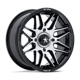 MSA Offroad Wheels RADAR UTV 16X7 4X110 86 +10 G-BLK-MCH Wheels