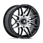 MSA Offroad Wheels RADAR UTV 15X7 4X110 86 +10 G-BLK-MCH Wheels