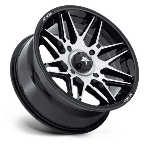 MSA Offroad Wheels RADAR UTV 14X7 4X156 115 -47 G-BLK-MCH Wheels