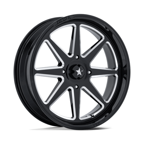MSA Offroad Wheels SPARK UTV 14X7 4X156 115 -47 G-BLK-MILL Wheels