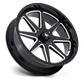 MSA Offroad Wheels SPARK UTV 20X7 6X5.5 100 +0 G-BLK-MILL Wheels