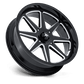 MSA Offroad Wheels SPARK UTV 20X7 5X4.5 72 +0 G-BLK-MILL Wheels