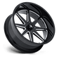 MSA Offroad Wheels SPARK UTV 24X10 5X4.5 72 -25 G-BLK-MILL Wheels