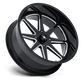 MSA Offroad Wheels SPARK UTV 24X10 6X5.5 100 -25 G-BLK-MILL Wheels
