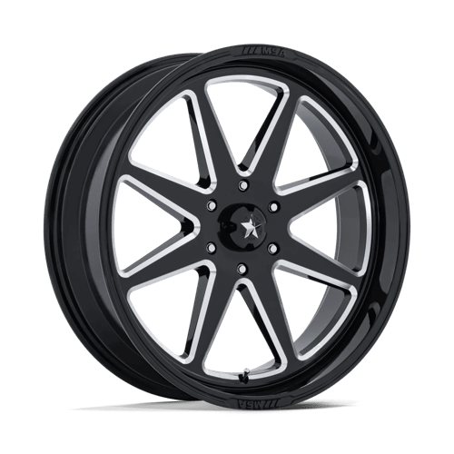 MSA Offroad Wheels SPARK UTV 24X7 6X5.5 100 +0 G-BLK-MILL Wheels