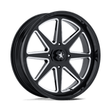 MSA Offroad Wheels SPARK UTV 24X7 4X137 96 +0 G-BLK-MILL Wheels