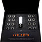 Mishimoto Steel Locking Lug Nuts M14x1.5 20pc Set Silver