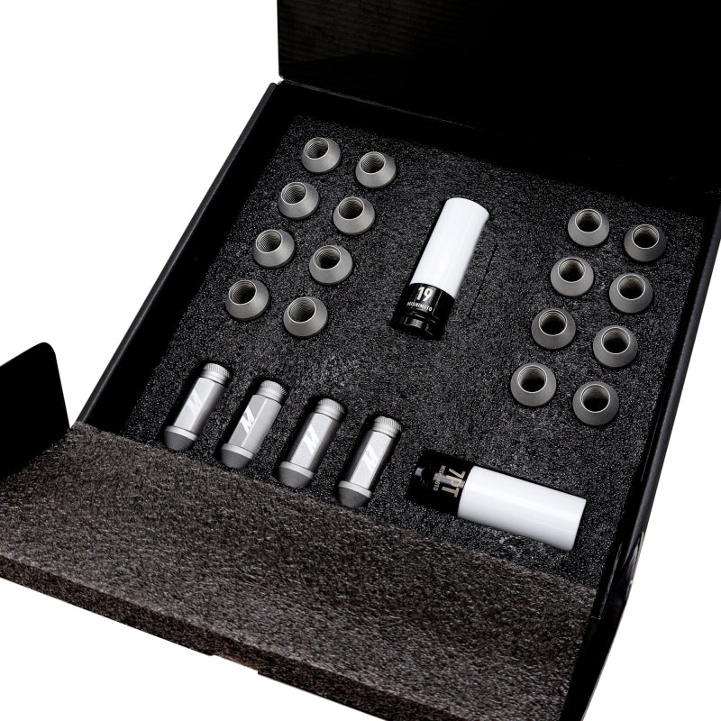 Mishimoto Steel Locking Lug Nuts M14x1.5 20pc Set Silver