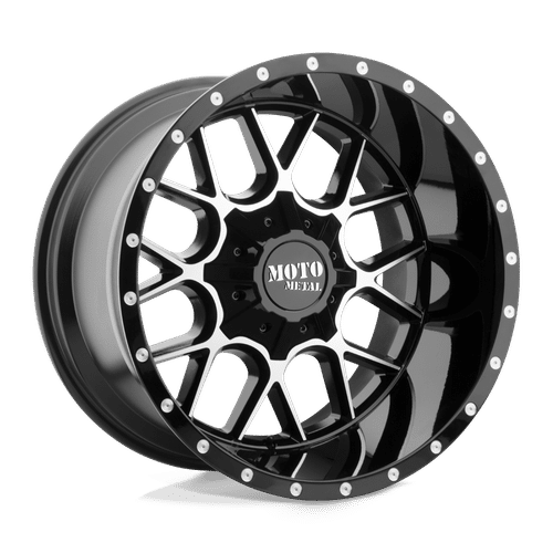 Moto Metal GLOSS BLACK MACHINED MO986 SIEGE 20x9 6x135/6x139.7 Wheels