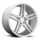 Niche 1PC M170 18X8 5X4.5 GL-SLVR-MACH 40MM Wheels
