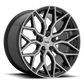 Niche 1PC MAZZANTI 19X8.5 5X120 72 RBL 35MM Wheels
