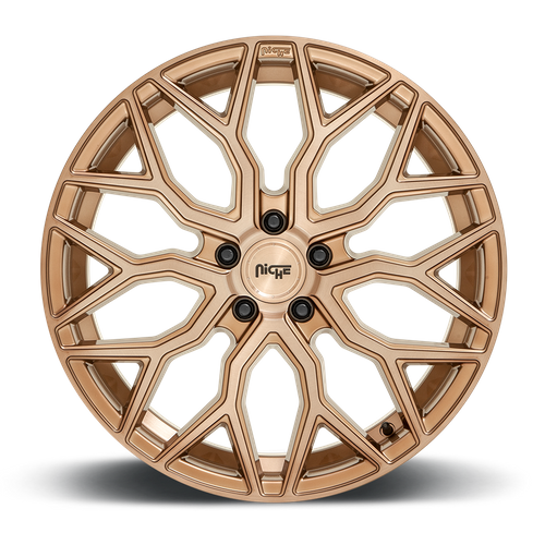 Niche 1PC MAZZANTI 19X8.5 5X120 72 BZBR 35MM Wheels