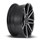 Niche 1PC M96 22X9.5 6X5.5 MT-BLK-MIL 30MM Wheels