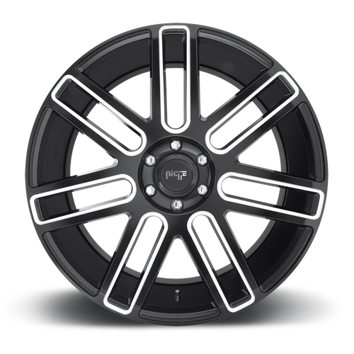 Niche 1PC M96 22X9.5 6X5.5 MT-BLK-MIL 30MM Wheels