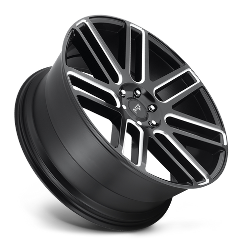 Niche 1PC M96 22X9.5 6X5.5 MT-BLK-MIL 30MM Wheels