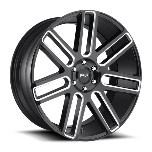 Niche 1PC M96 22X9.5 6X5.5 MT-BLK-MIL 30MM Wheels