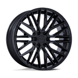 Niche 1PC GAMMA 24X10 6X5.5 106 +25 G-BLK Wheels