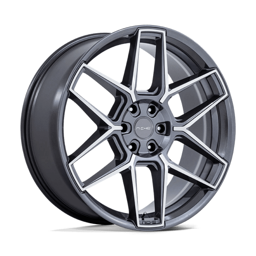 Niche 1PC RISE 22X9.5 5X5 71 +30 ANTH MACH-FC Wheels