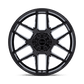 Niche 1PC RISE 22X9.5 5X120 72 +30 G-BLK Wheels