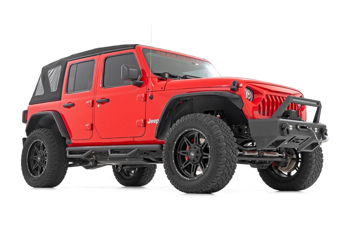 Nerf Steps | Wheel to Wheel | 4 Door | Jeep Wrangler Unlimited (18-24)