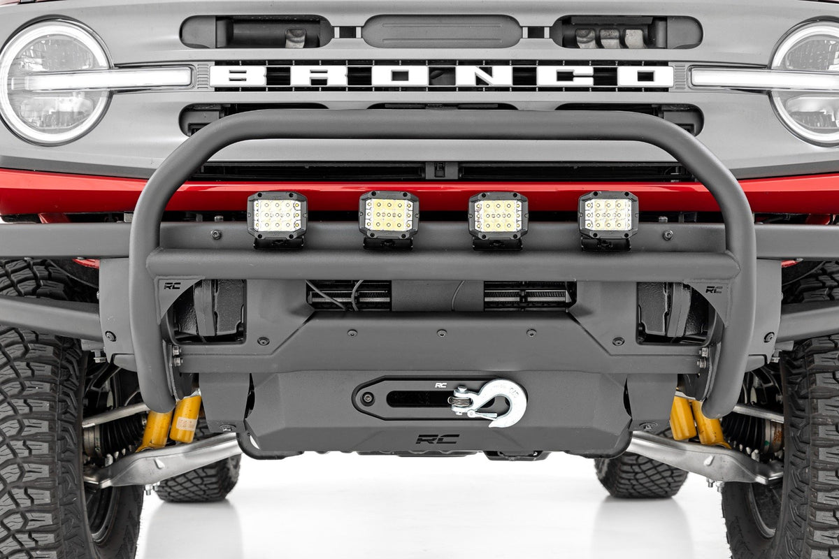 Nudge Bar | 20 Inch Chrome Single Row LED | OE Modular Steel | Ford Bronco (21-25)