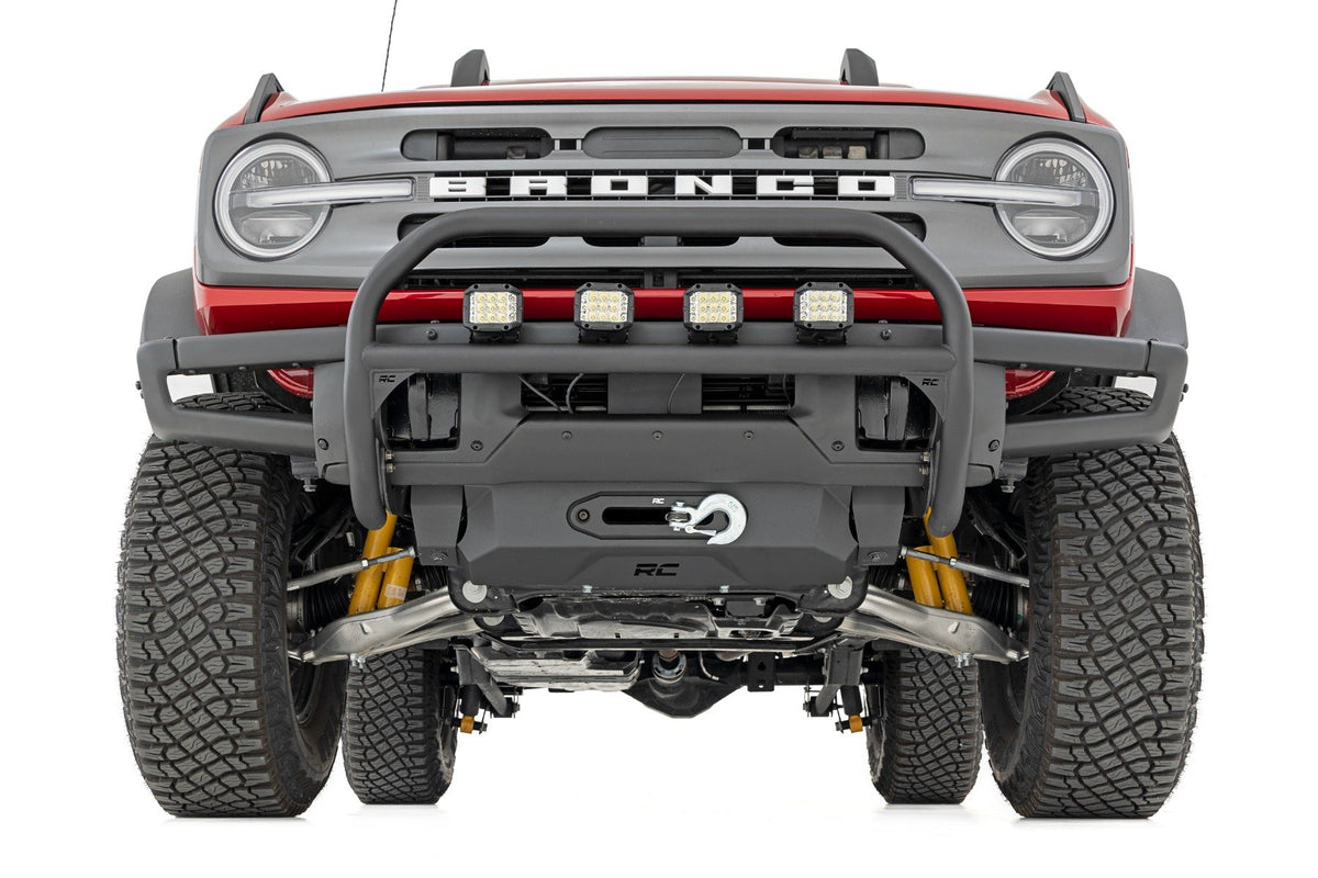 Nudge Bar | 4 Inch Round Led (x4) | OE Modular Steel | Ford Bronco 4WD (21-25)