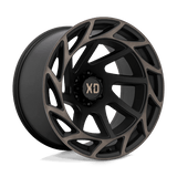 XD XD860 22X12 6X5.5 S-BLK BRZTCC -44MM Wheels