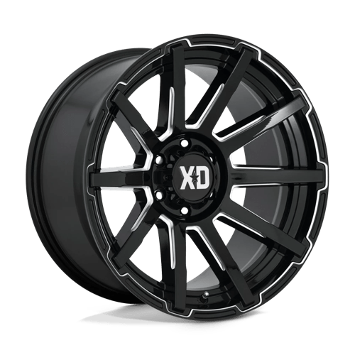 XD XD847 22X10 8X180 G-BLK MILL 12MM Wheels