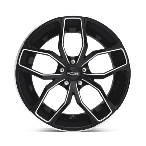 Foose 1PC F150 20X8.5 5X120 GL-BLK-MIL 35MM Wheels