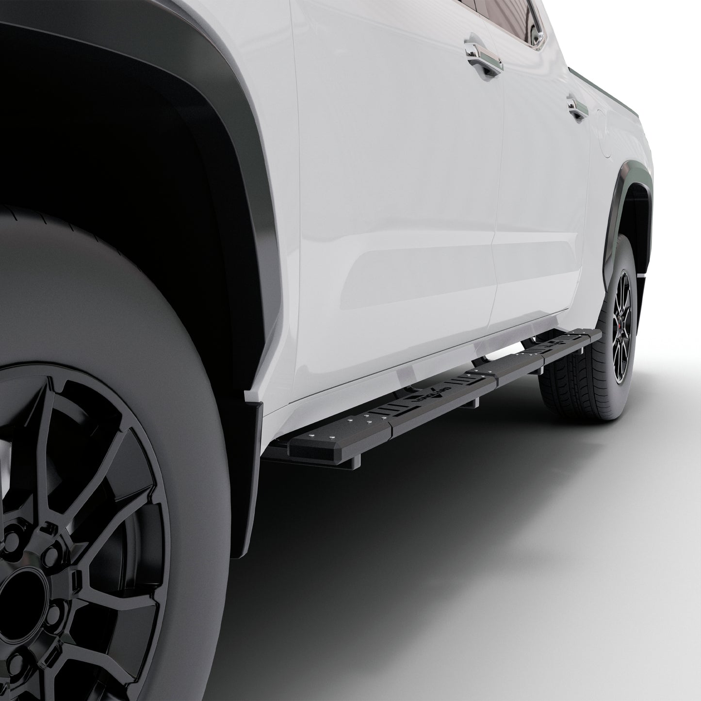 Vanguard Black Powdercoat Side Steps & Running Boards Side Steps Running Board for 2022-2025 toyota tundra nan