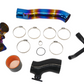 PLM Turbo Inlet Pipe Kit Stainless Burnt Blue - 23+ Integra 22+Civic