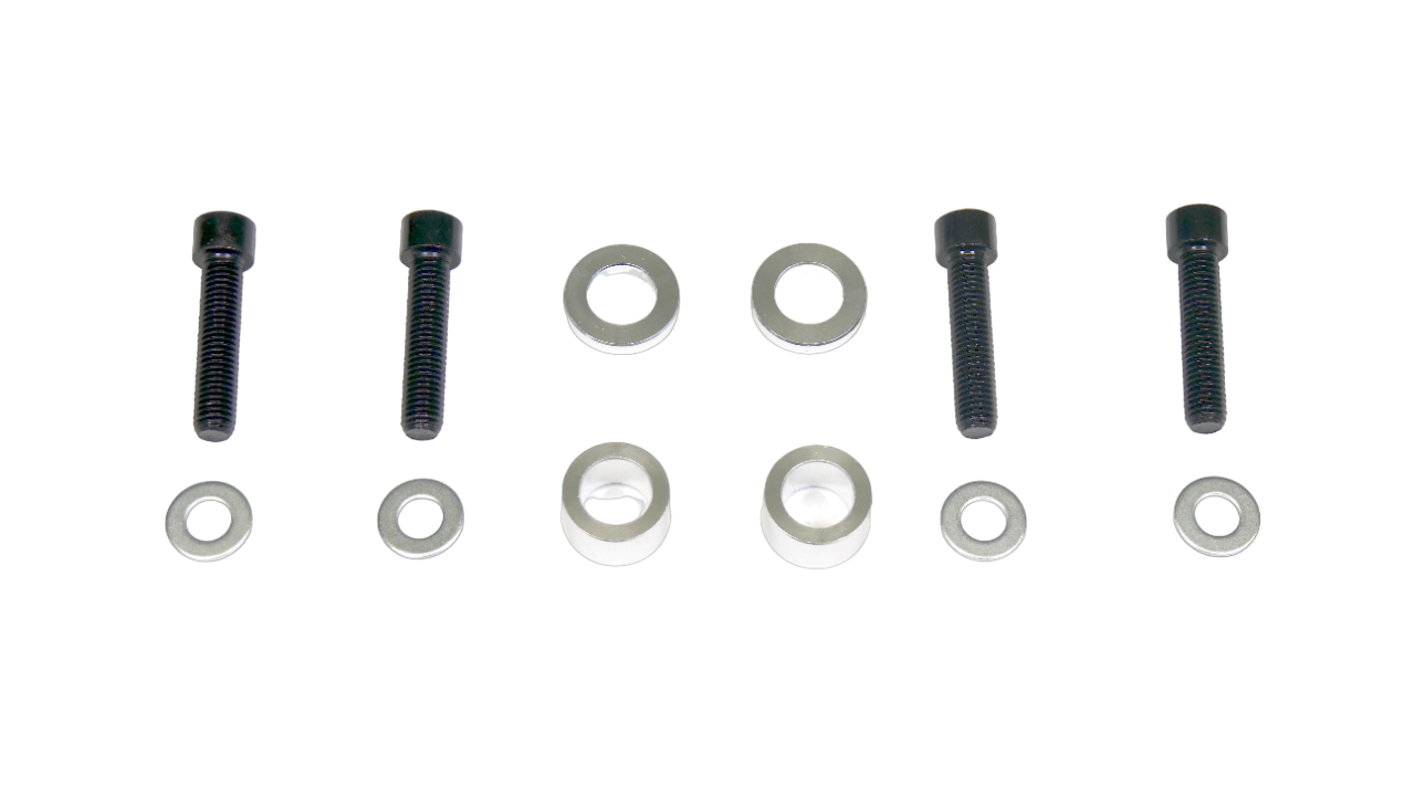 Precision Works Billet Engine Torque Mounts Black Edition - Honda B-Series B18 B20