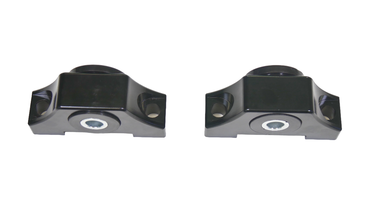 Precision Works Billet Engine Torque Mounts Black Edition - Honda B-Series B18 B20