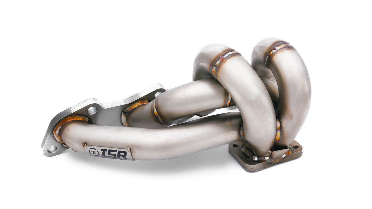 ISR Performance V2 Tubular Exhaust Turbo Manifold - Nissan 240sx KA24DE - Sand Blast Finish