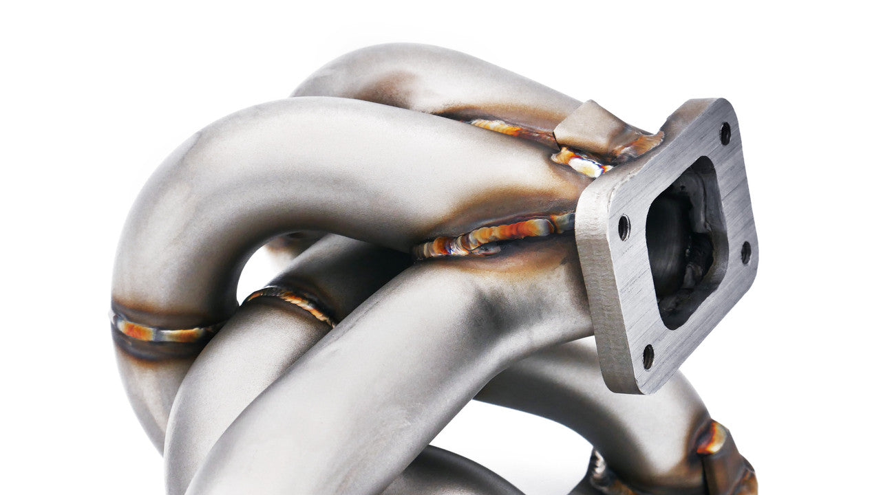 ISR Performance V2 Tubular Exhaust Turbo Manifold - Nissan 240sx KA24DE - Sand Blast Finish