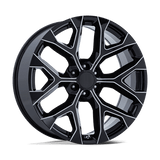 Performance Replicas PR177 20X9 6X5.5 78 +24 G-BLK MILL Wheels