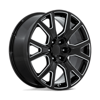 Performance Replicas PR199 24X10 6X5.5 G-BLK MILL 31MM Wheels