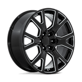 Performance Replicas PR199 24X10 6X5.5 78 +31 G-BLK MILL Wheels