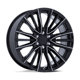Performance Replicas PR223 22X9 6X5.5 78 +28 G-BLK-MILL Wheels
