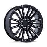 Performance Replicas PR223 26X10 6X5.5 78 +28 G-BLK MILL Wheels