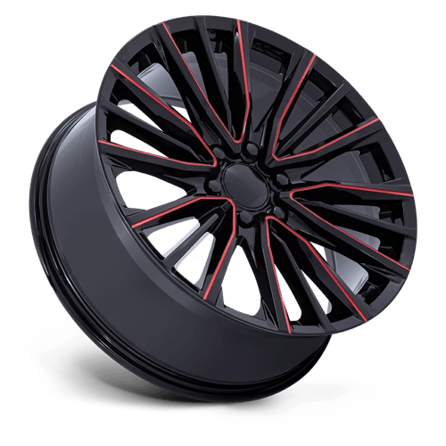 Performance Replicas PR223 22X9 6X5.5 78 +28 G-BLK-MILL-RTCC Wheels