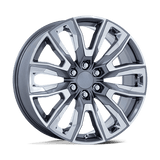 Performance Replicas PR225 24X10 6X5.5 78 +31 G-GUN-MTL-CHR Wheels