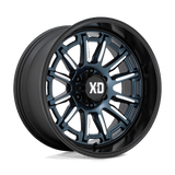 XD XD865 20X10 6X5.5 BLUE-MILL BLK-LP -18MM Wheels