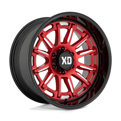 XD XD865 20X9 6X5.5 RED-MILL BLK-LP 00MM Wheels