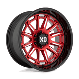XD XD865 20X10 5X5.0 RED-MILL BLK-LP -18MM Wheels