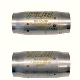 PLM High Flow Performance 400 Cell EPA Metallic Catalytic Converter & Flanges Extension Pipe