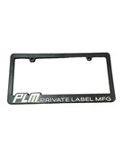PLM PRIVATE LABEL MFG License Plate Frame