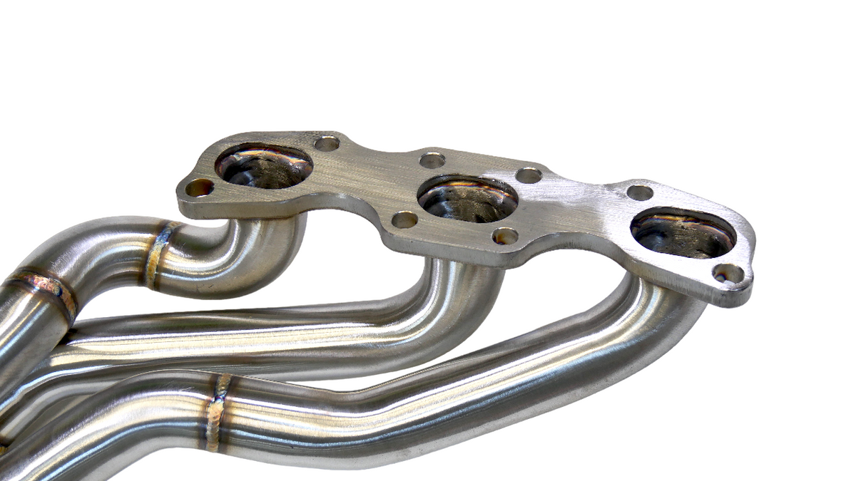 PLM Long Tube Headers Catted - Nissan VQ35DE HR 350Z G35 370Z