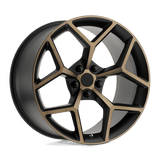 Performance Replicas PR126BB 20X9 5X120 67 BLK-BRNZ 30MM Wheels